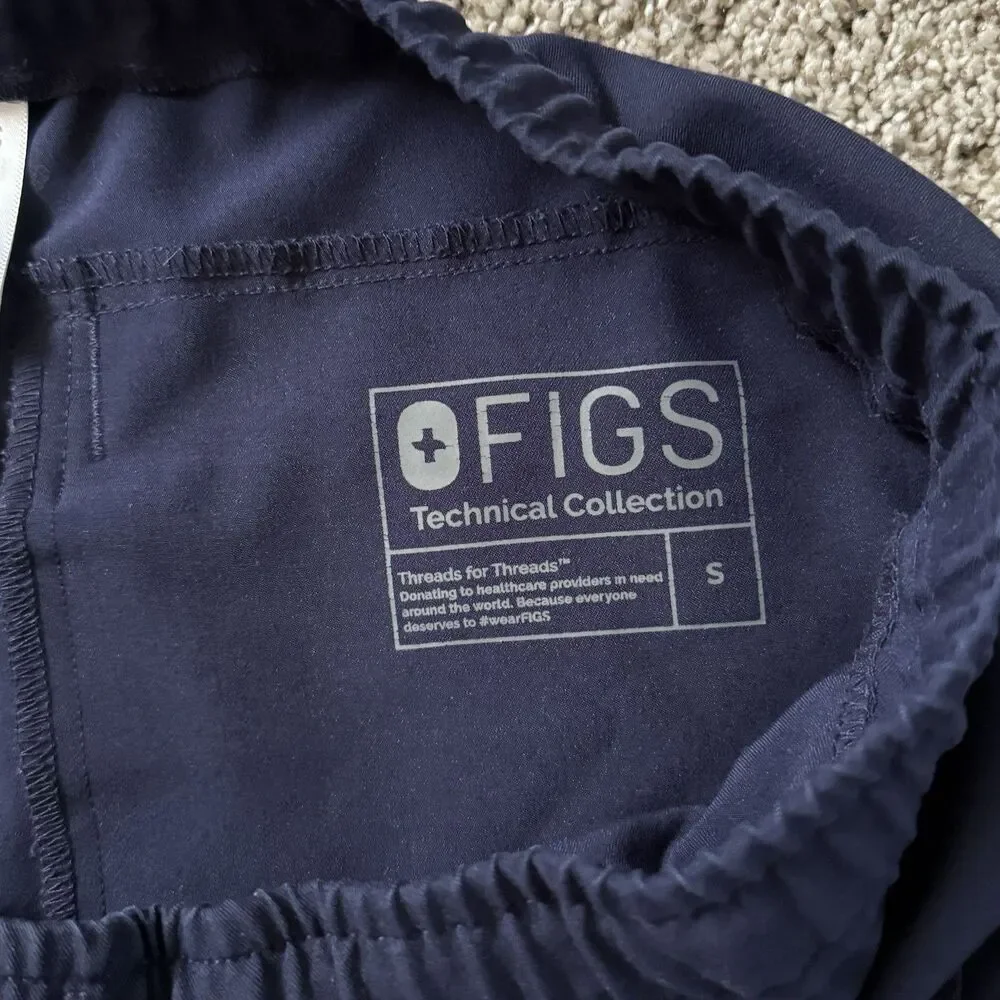 FIGS Tansen Jogger Scrub Pants MXXSW2004 Navy Blue PO 1455 Men’s Size Small